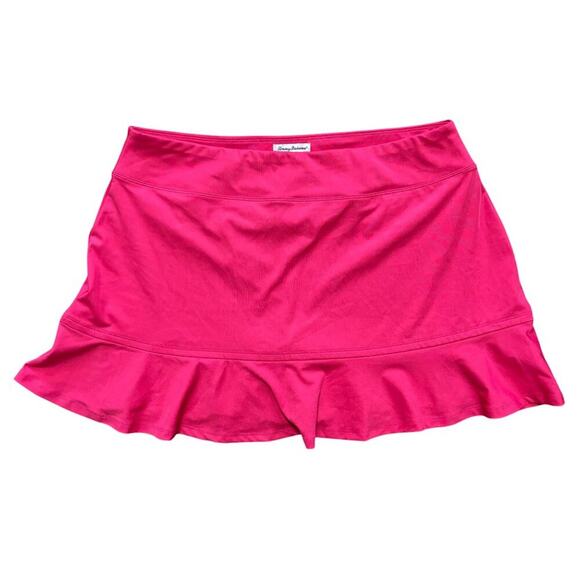 NWT TOMMY BAHAMA Flounce Ruffle Hem Golf Skort in Pink SZ XL - Picture 1 of 10